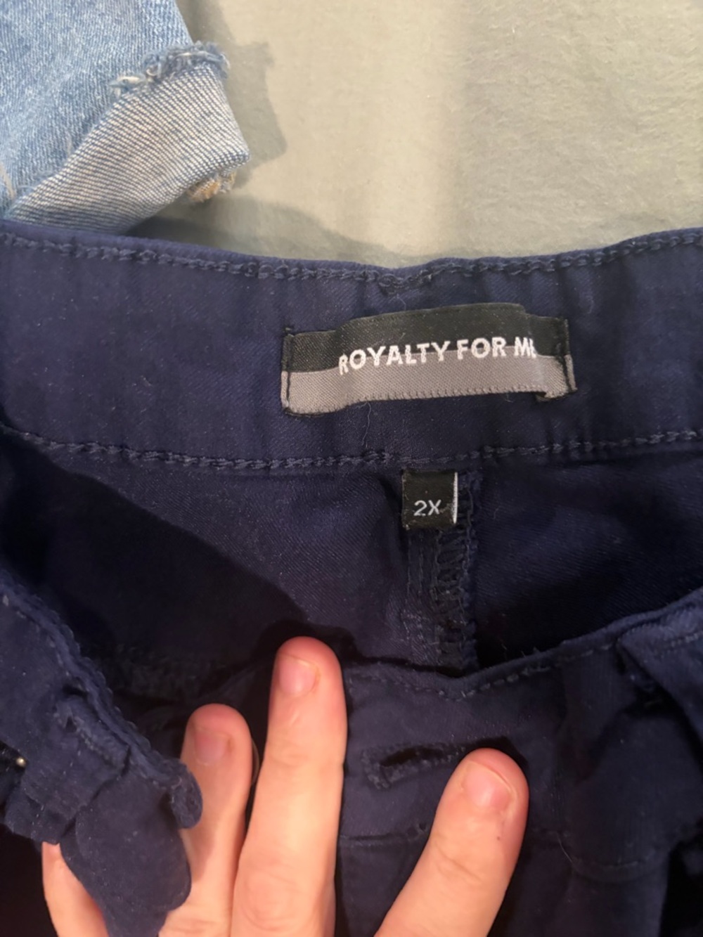 Royalty For Me Navy Blue Women's Pants